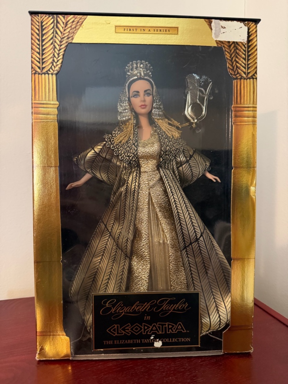 Elizabeth Taylor Cleopatra Collector Barbie Doll Vintage Limited Edition - Picture 3 of 12